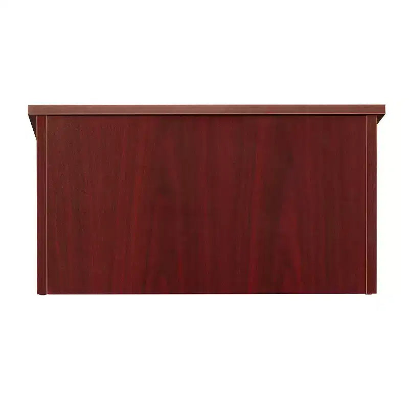 Leggio da tavolo, truciolato di mogano con superficie laminata, design moderno