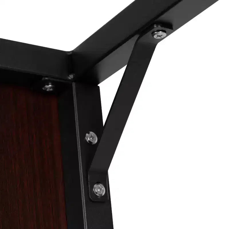 Scrivania per computer da 47" con struttura aperta in metallo, tavolo da scrittura moderno per ufficio in casa