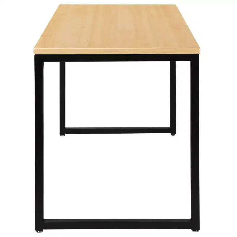 Scrivania per computer da 47" con struttura aperta in metallo, tavolo da scrittura moderno per ufficio in casa