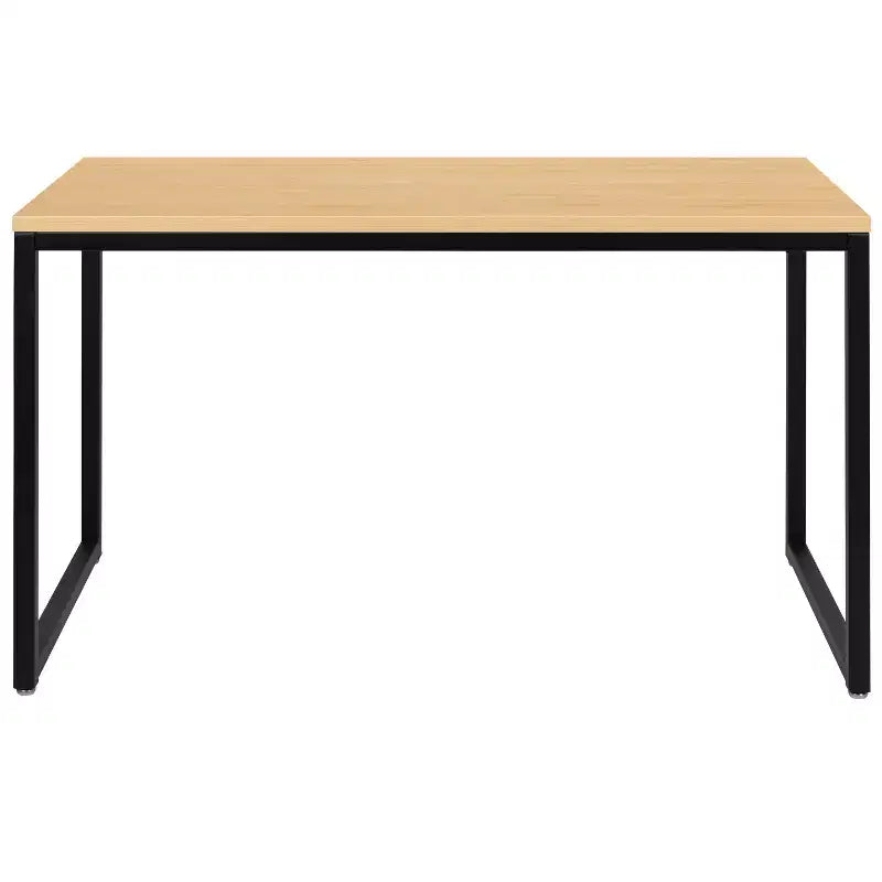 Scrivania per computer da 47" con struttura aperta in metallo, tavolo da scrittura moderno per ufficio in casa
